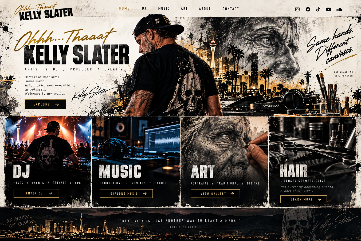 Kelly Slater — Artist, DJ, Producer and Creative